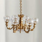 1:12 Dollhouse Living Room Vintage Chandelier Miniature Luxury Light