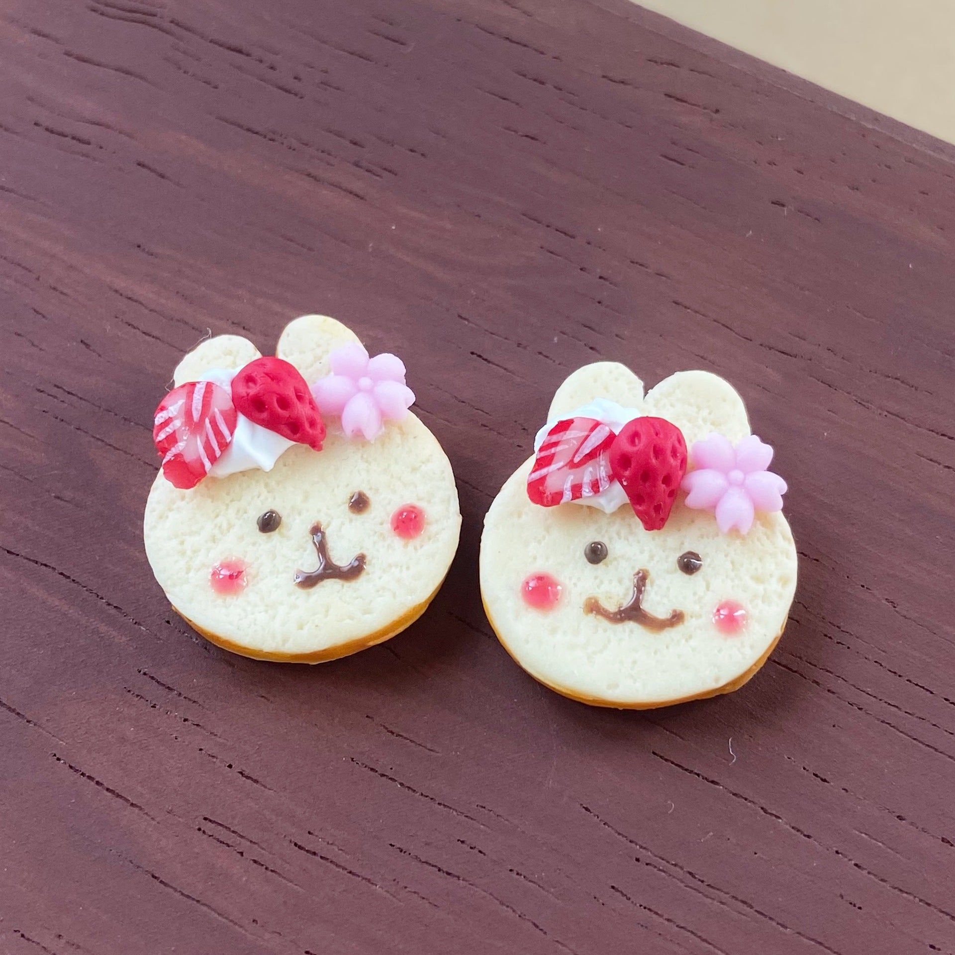 Simulation Rabbit Cute Toast Bread Miniature Food Play Mini Dollhouse Bakery Props Decoration