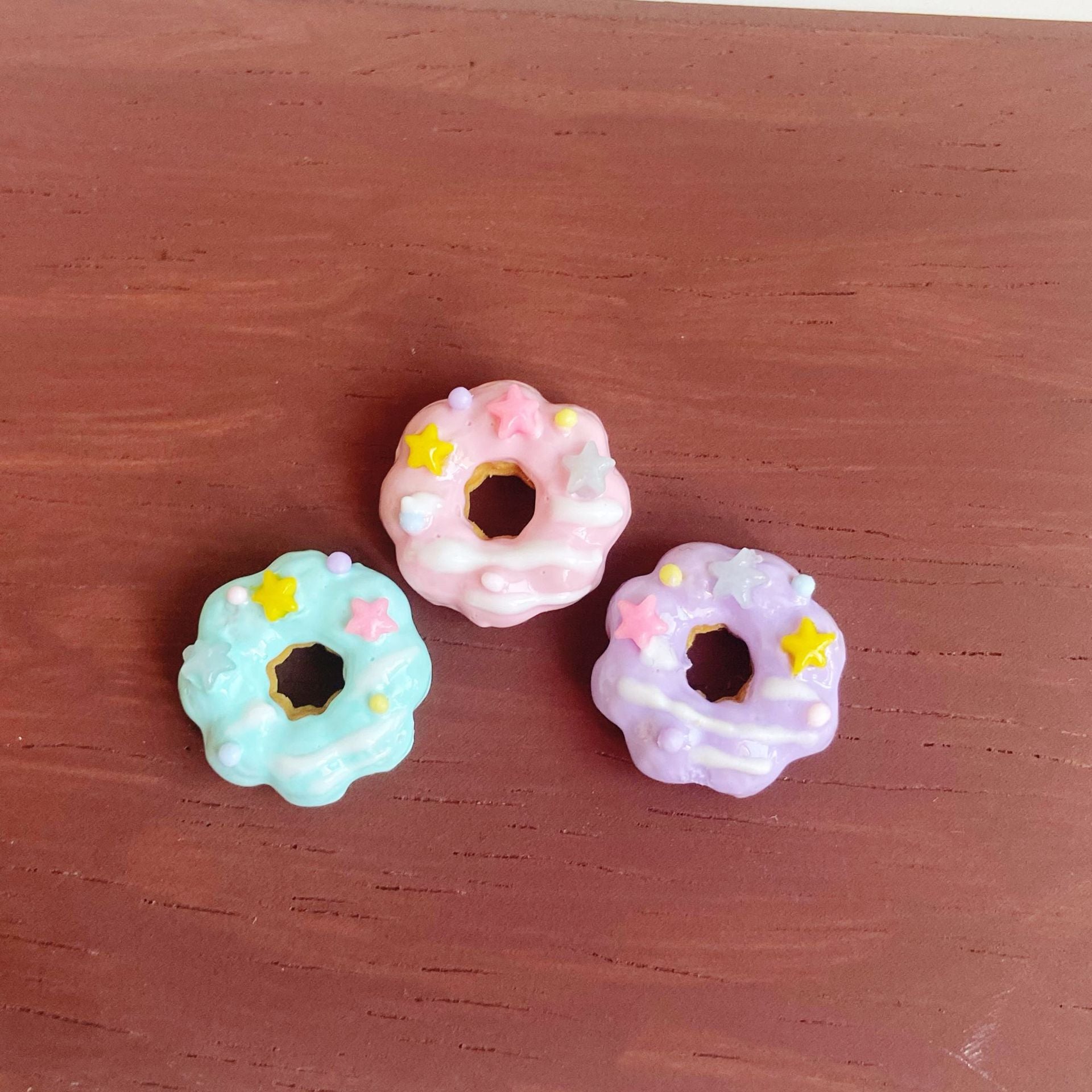 Donut Miniature Food Play Dollhouse Dessert Shop Decoration Accessories