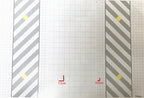 wallpaper floor tiles pavement stickers A3 without adhesive