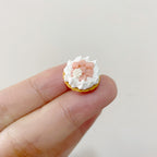 Six-Piece Miniature Food Play Peach Pie Eight-Piece BJD Dollhouse Dessert Shop Scene Photo Props