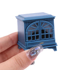 Dollhouse Miniature Model Scene Accessories OB11 4 Colors with Light LED Fireplace Warm Stove Can Light Up~