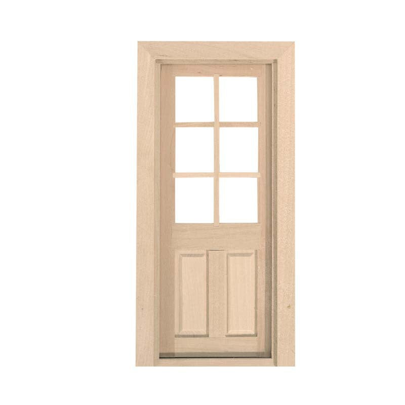 Dollhouse 112 Scale Wooden Door Window Base for Painting