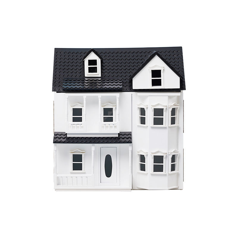 Vintage Castle Wooden DollHouse for Kids