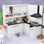 1:12 Dollhouse Dollhouse Mini White Kitchen 2-Piece Set