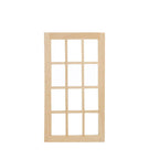 Dollhouse 112 Scale Wooden Door Window Base for Painting