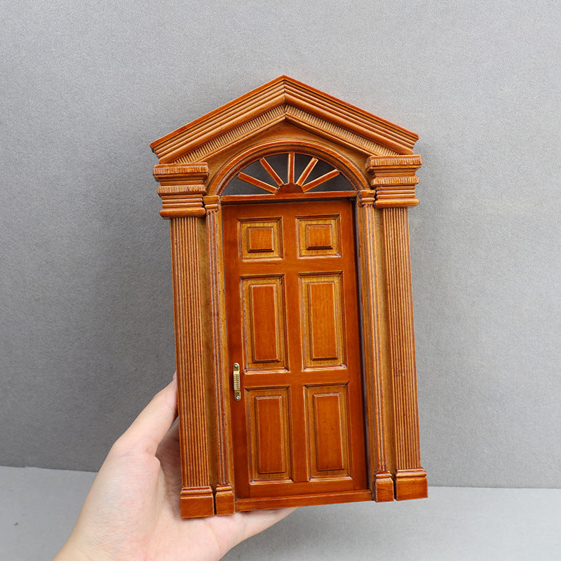 112 Dollhouse Sun Door Antique European Style