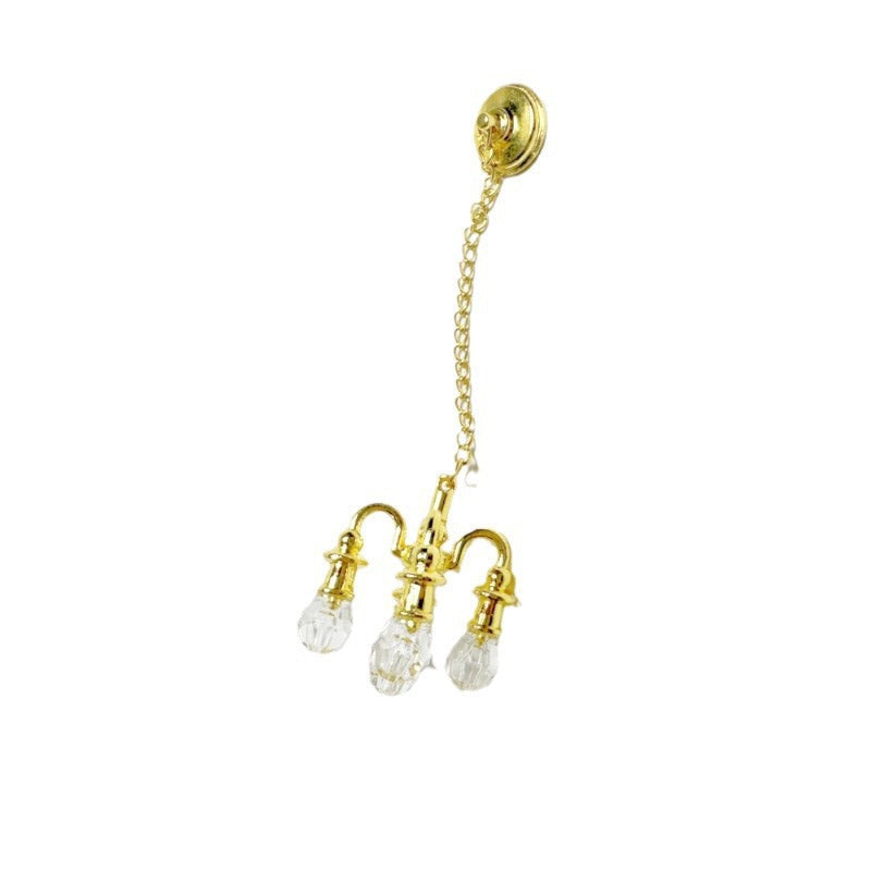 1:12 Doll House Crystal Chandelier Lighting