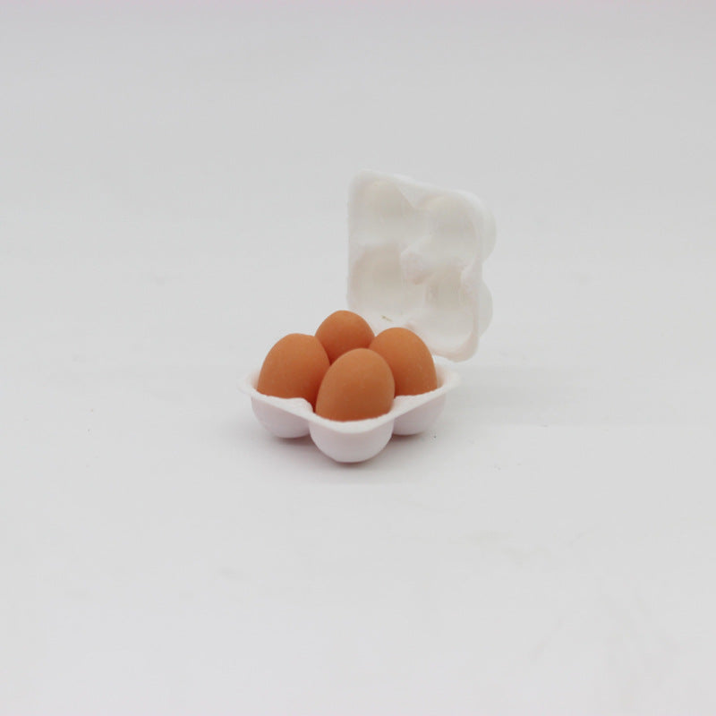 Dollhouse Miniature Food 1:12 Scale Food Egg Fresh Box Egg Tray