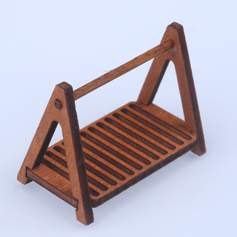 Dollhouse Miniature Food Mini Bread Rack Kitchen Baking Supermarket Model Photography Props