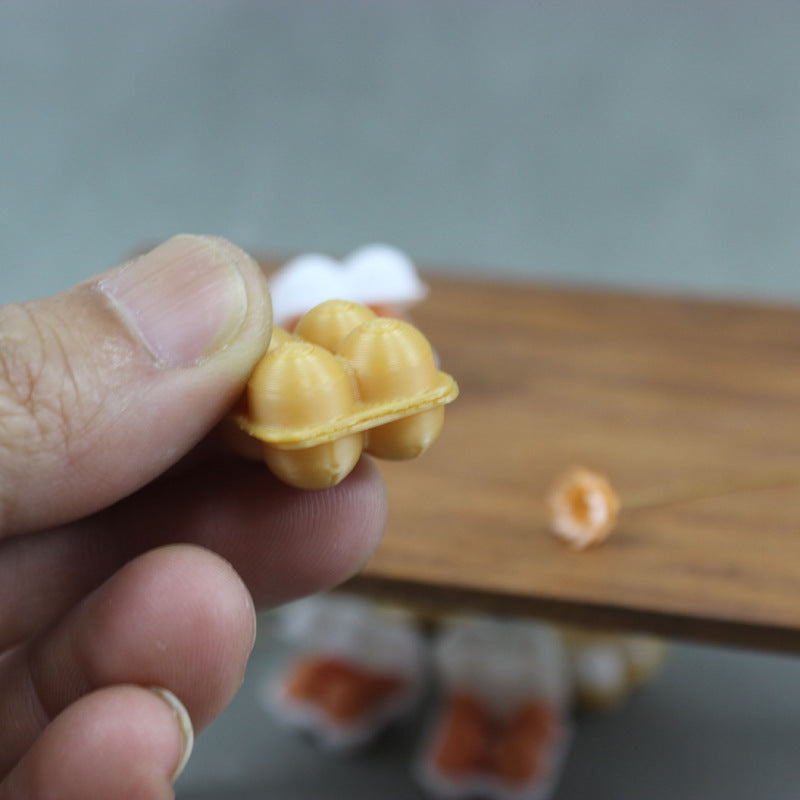 Dollhouse Miniature Food 1:12 Scale Food Egg Fresh Box Egg Tray