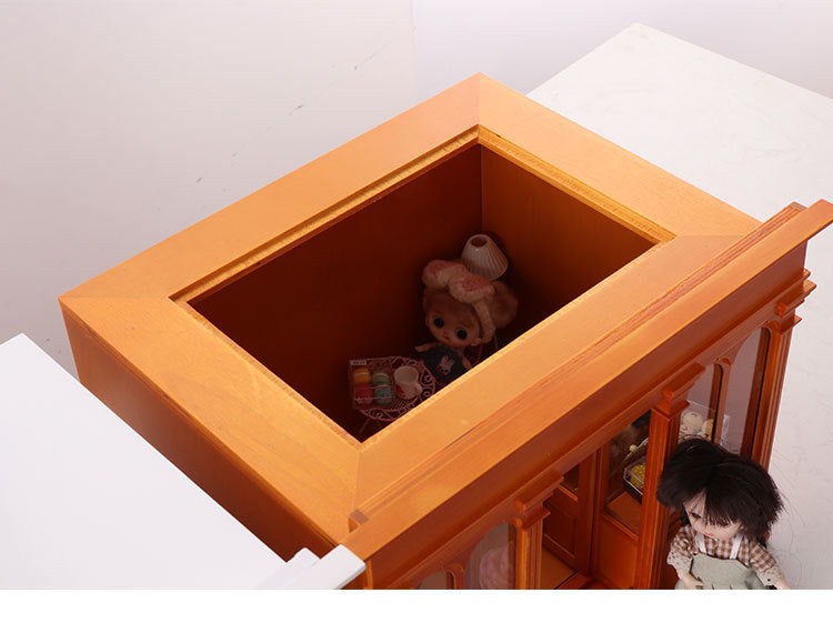 Wooden Dollhouse Model 112 Scale European Elegance Openable Doors