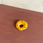 Simulation Bread Miniature Food Play Sesame Bagel and Cinnamon Roll Dollhouse Bakery Scene