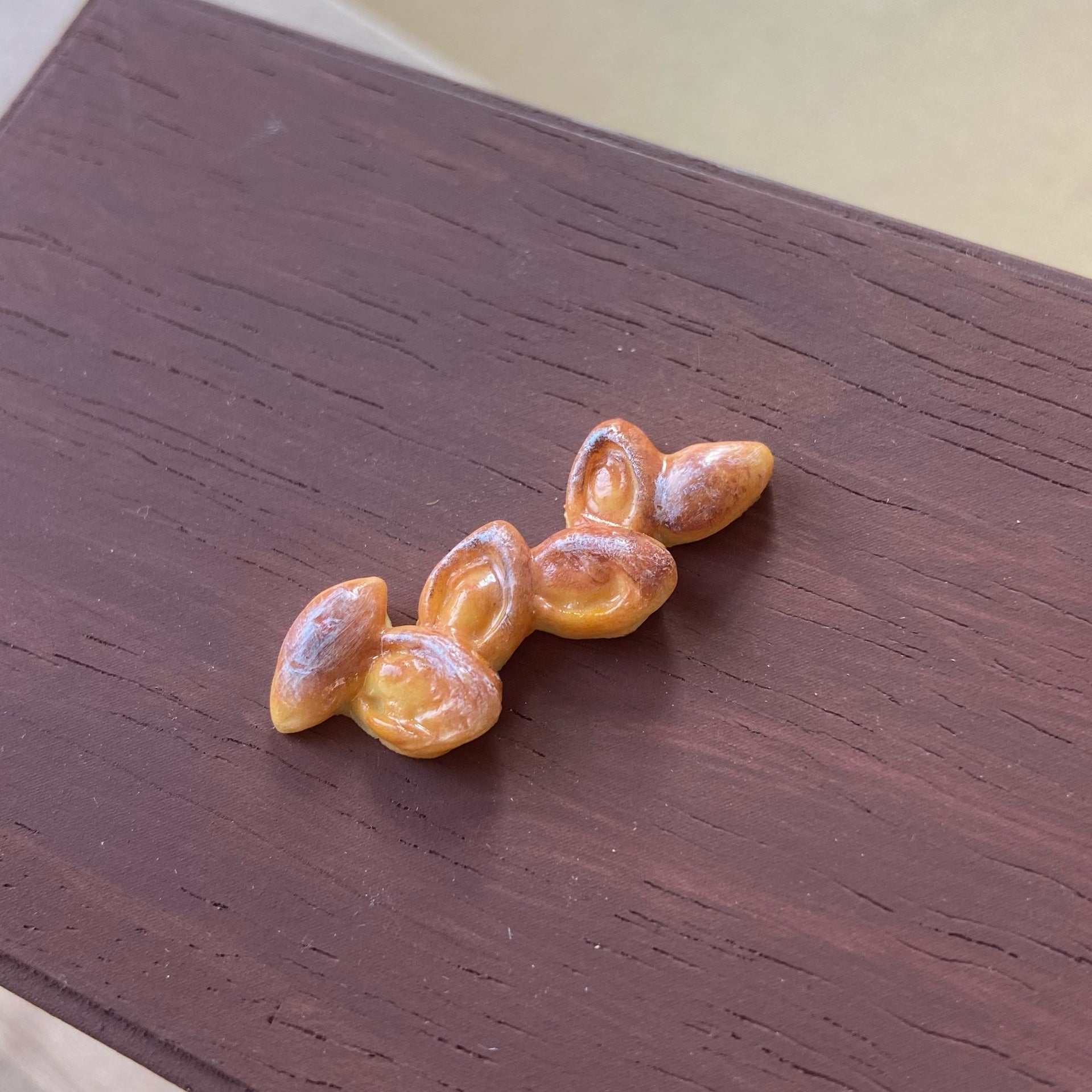 Miniature Baguette Wheat Ear Bread Play Food for Dollhouse 1:12 Scale Dollhouse Bakery Props Decoration