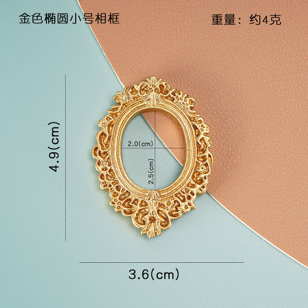 Mini Dollhouse Resin Frame Dollhouse Miniatures Home Decor Craft Accessory