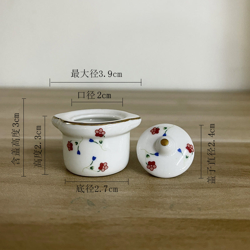 Mini Ceramic Dish Plates for dollhouse Kitchen Plates(87 skus)