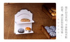 Mini Wooden Storage Rack Wall-Mounted Welcome Rack Dollhouse Miniature Toy