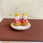 Simulation Miniature Food Toy Christmas Strawberry Tower Cute Cake Dollhouse Dessert Shop Accessories
