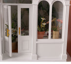 Wooden Dollhouse Model 112 Scale European Elegance Openable Doors