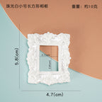 Mini Dollhouse Resin Frame Dollhouse Miniatures Home Decor Craft Accessory