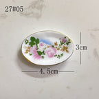 Mini Ceramic Dish Plates for dollhouse Kitchen Plates(87 skus)