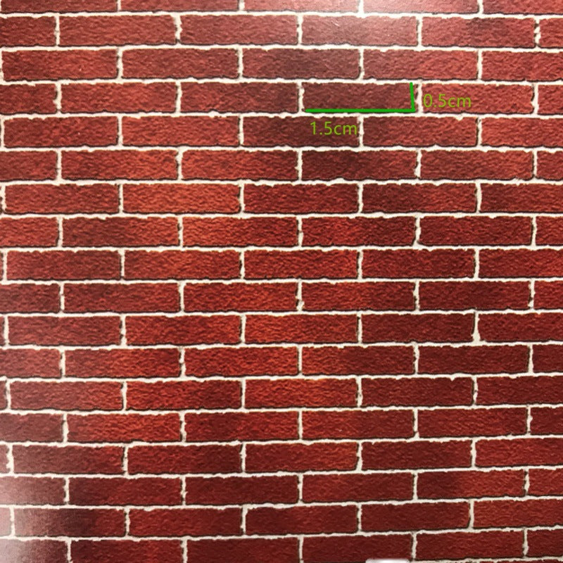 wallpaper floor tiles pavement stickers A3 without adhesive