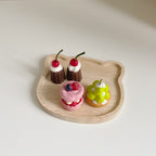 Cute Mini Cherry Kolu Little Cake Dessert Dollhouse BO11 Simulation Food Play Model Small Ornament