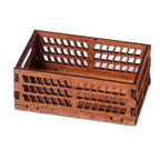 Mini Hollow Wooden Frame Storage Box Organizer Basket Dollhouse Miniature Scene Decoration