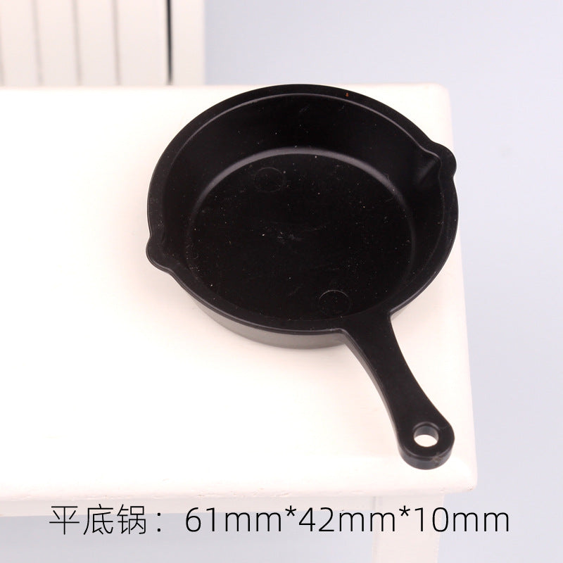 Dollhouse Simulation 3D Miniature Food Kitchen Utensils Model DIY Dollhouse Decoration Accessories Props