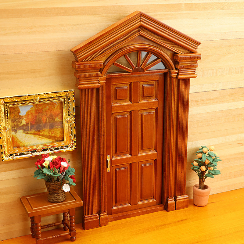 112 Dollhouse Sun Door Antique European Style