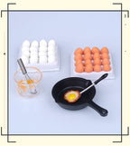 Dollhouse Miniature Food Play Miniature Simulation Eggs Duck Eggs Supermarket Handmade Model Photo Props