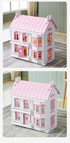 Dollhouse with LED lighting systems