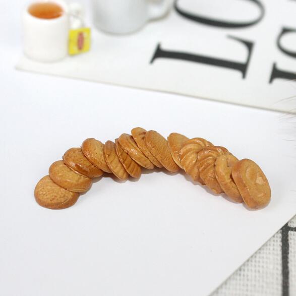 Dollhouse Accessories Miniature Toy Diorama Food Play Biscuits