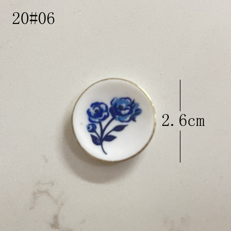 Mini Ceramic Dish Plates for dollhouse Kitchen Plates(87 skus)