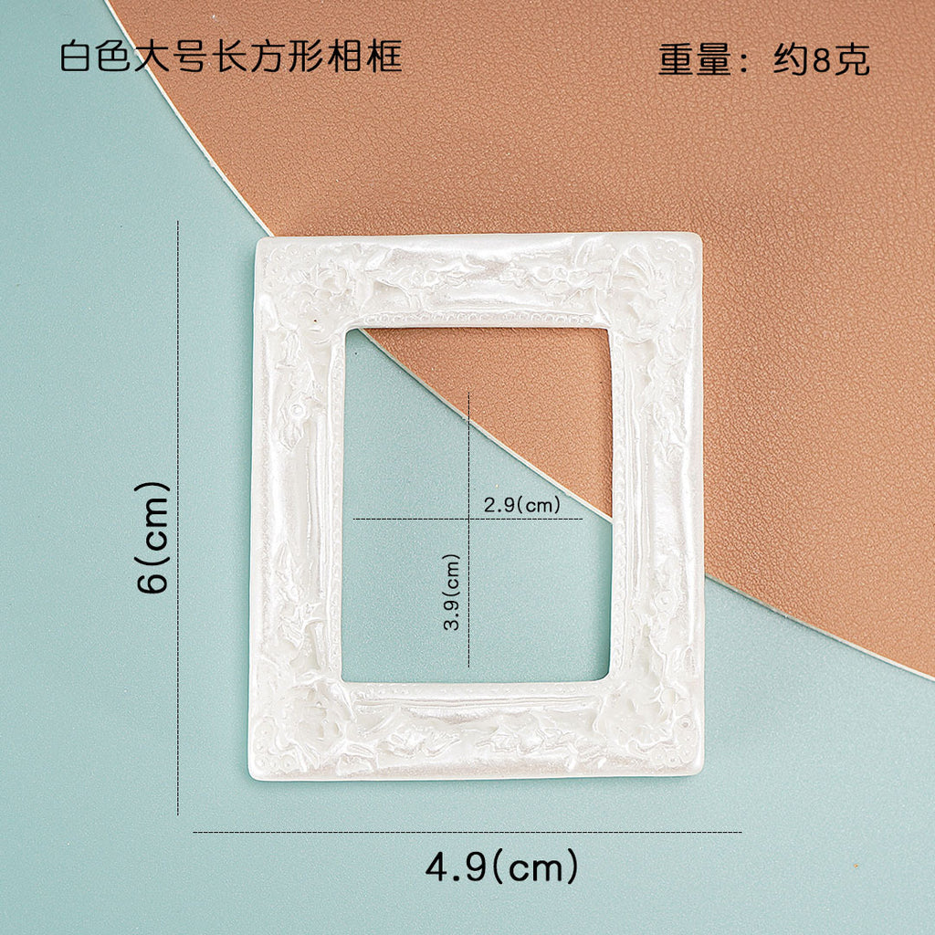 Mini Dollhouse Resin Frame Dollhouse Miniatures Home Decor Craft Accessory
