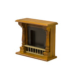 1:12 Dollhouse Furniture Ornament Wooden Simulation Fireplace