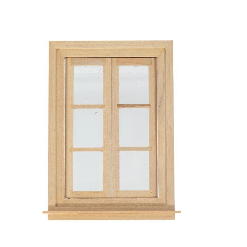 Dollhouse 112 Scale Wooden Door Window Base for Painting