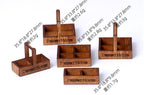 Mini Wooden Dessert Bread Box Dollhouse DIY Handmade Miniature Food Miniature Toy