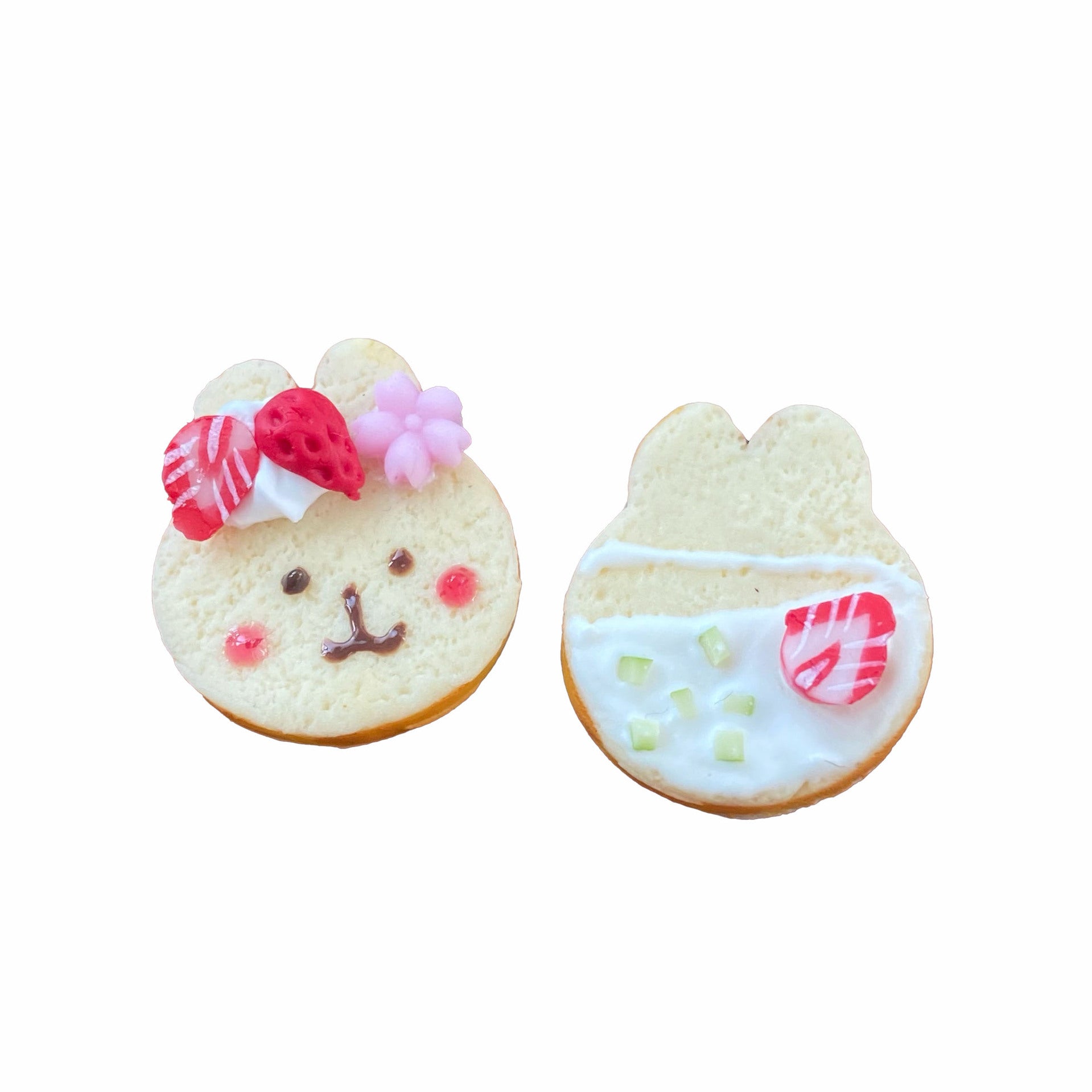 Simulation Rabbit Cute Toast Bread Miniature Food Play Mini Dollhouse Bakery Props Decoration