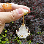 1:12 Dollhouse Miniature Light  LED Five Fake Candle Chandelier Ceiling Light