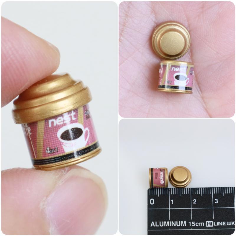 Dollhouse Themed Alloy Tea Canister Ornament