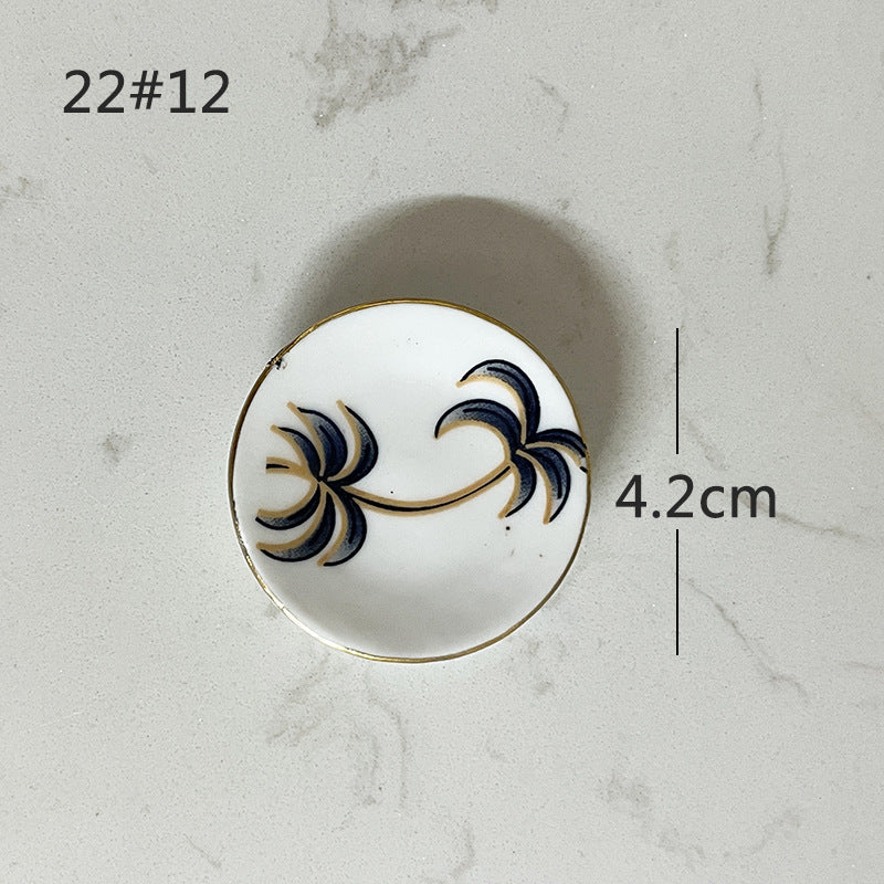 Mini Ceramic Dish Plates for dollhouse Kitchen Plates(87 skus)