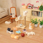 Dollhouse Cat Scratch Board Furniture Accessory