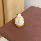 Cute Mini Peach Tower Dollhouse Creative Miniature Cake Food Model Accessories Wholesale