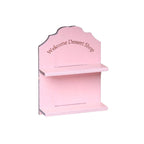 Mini Wooden Storage Rack Wall-Mounted Welcome Rack Dollhouse Miniature Toy