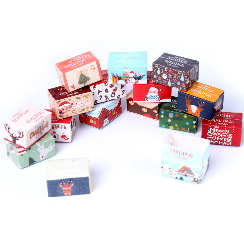 Cross-Border Dollhouse Miniature Food Toys Christmas Blind Box Toys Food Toys Pendant Random Color Box Doll Machine Boutique Store