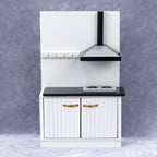 1:12 Dollhouse Dollhouse Mini White Kitchen 2-Piece Set