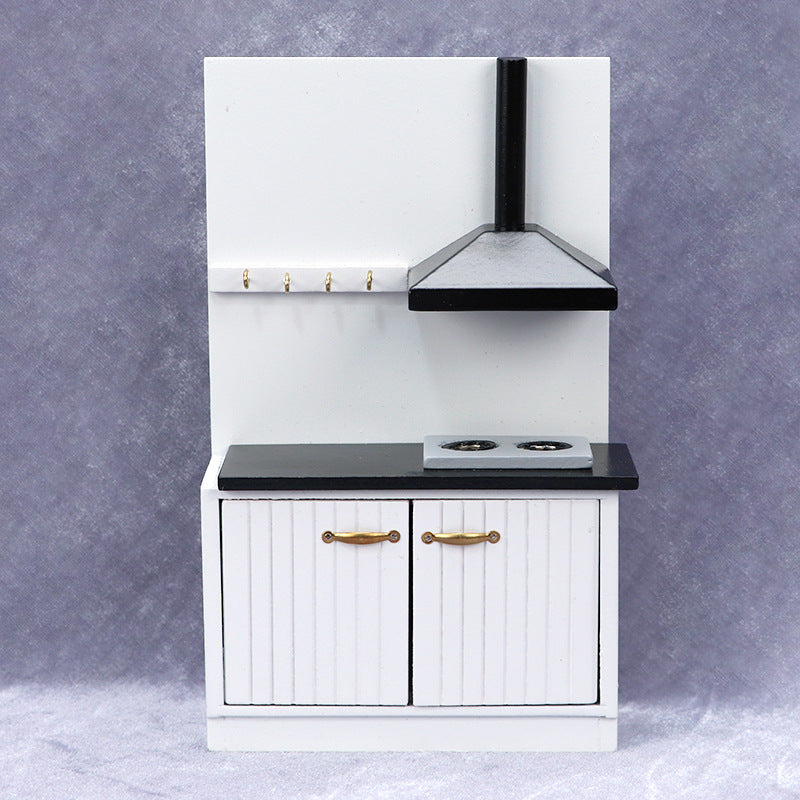 1:12 Dollhouse Dollhouse Mini White Kitchen 2-Piece Set