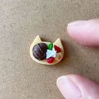 Simulation Cute Strawberry Ice Cream Toast Bread Miniature Food Play Mini Dollhouse Props
