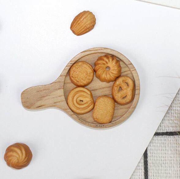 Dollhouse Accessories Miniature Toy Diorama Food Play Biscuits